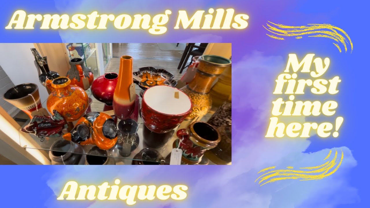 Armstrong Mills Antiques! Shop with me!