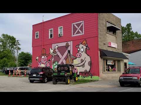 The Ice Cream Vault Farmyard Hoedown Mural