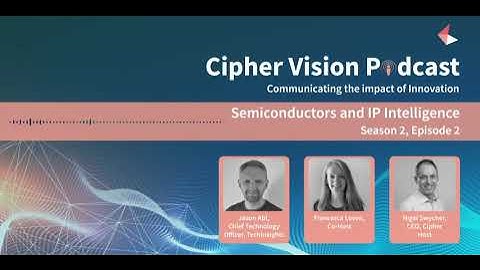 Semiconductors and IP Intelligence: Cipher Vision Podcast Trailer 1