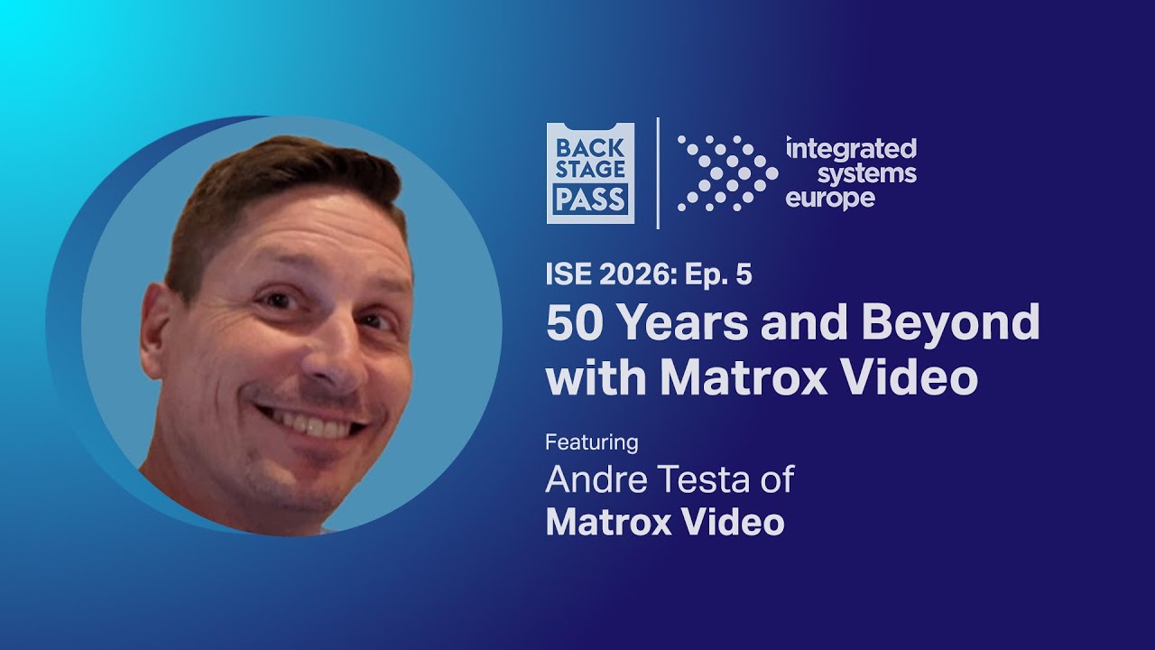 Celebrating 50 Years and Beyond with Matrox Video | Backstage Pass: ISE ...