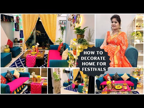 Home Decoration Ideas For Rakhi | Festival Decoration Ideas | How To Decorate Home For