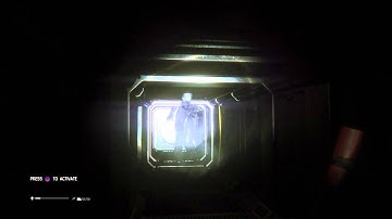 Alien stuck in air vent Glitch - Alien Isolation (PS4)