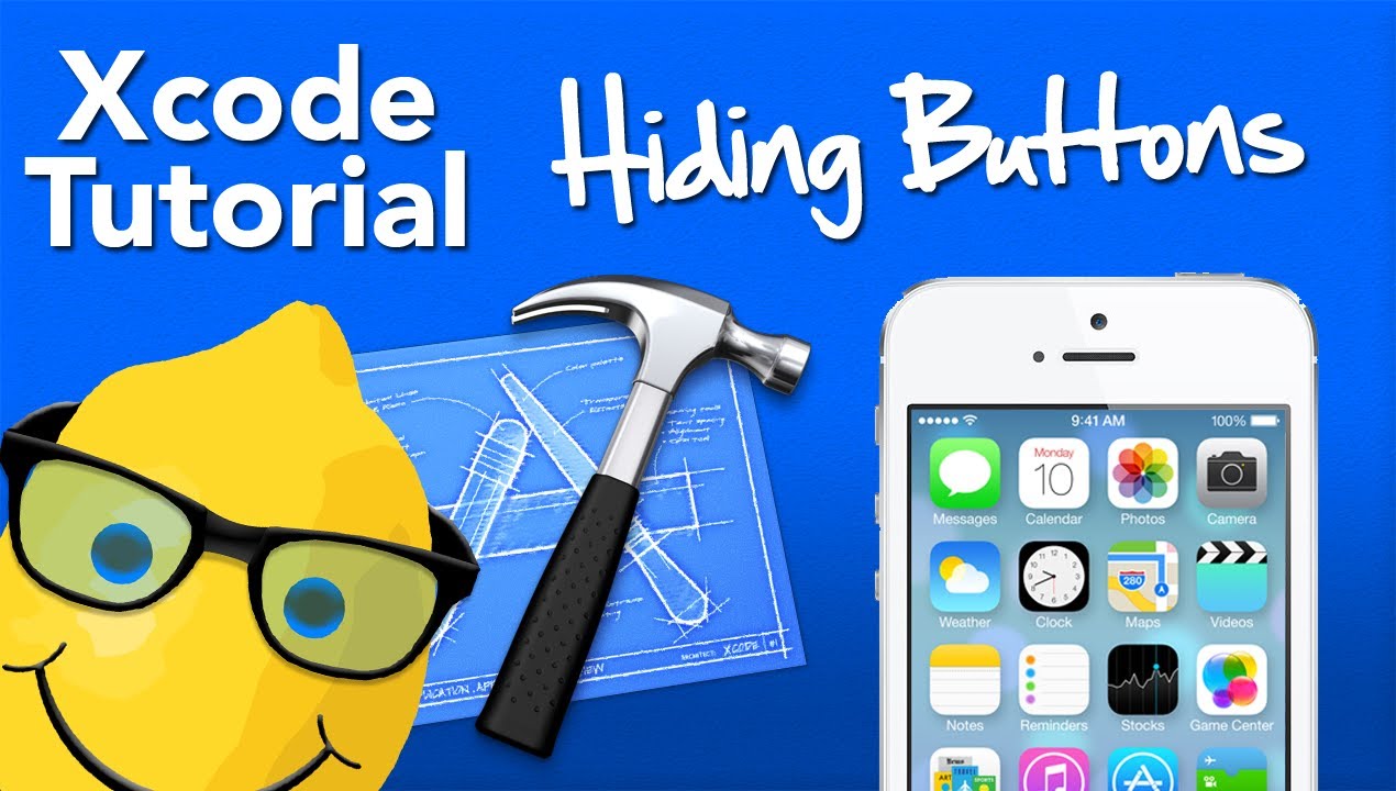 XCode 4 Tutorial Hiding Buttons Geeky Lemon Development YouTube