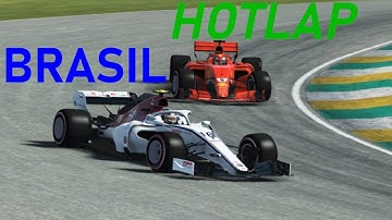 Hotlap Brasil- Rfactor 2 - F1 ASR mod 2018 (+setup)