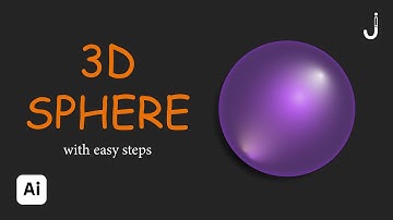 How to draw 3D SPHERE step by step in Illustrator