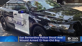 Armed 13-Year-Old Boy Shot, Wounded By Police In Standoff In San Bernardino Cemetery