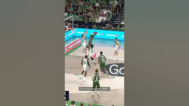 He should be in the #NBA. Did #zalgiris make the best possible signing ever? #basketball