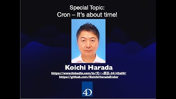 4DMethod #81 | Cron – It’s about time! – Koichi Harada