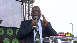 H.E. President Jacob Zuma addresses MK members at Pietermaritzburg High Court