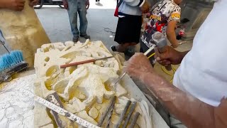 Mexicos traditional stone carvers chisel on despite the loss of their quarries