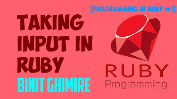 Create a Simple I/O Program in Ruby — Ruby Programming #1