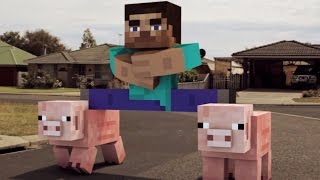 Steve's Epic Split | Minecraft IRL by FilmDice 2,176,983 views 10 years ago 1 minute, 15 seconds