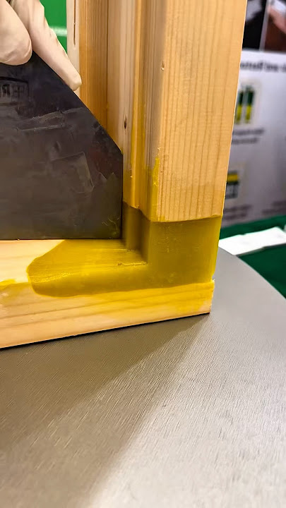 How to repair damaged wood