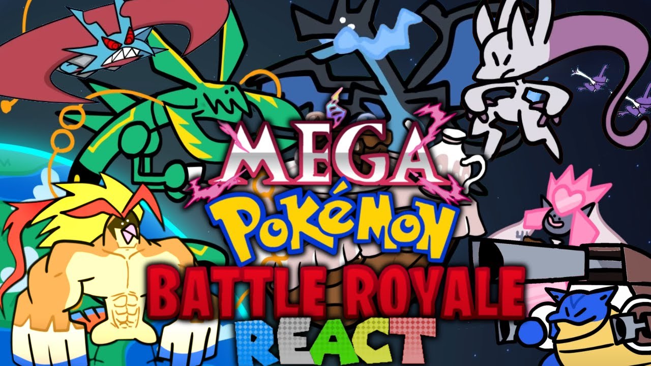 Mega Pokemon Battle Royale (Loud Sound/Flashing Lights Warning) ☄️ Collab  With @Lockstin & Gnoggin on Make a GIF