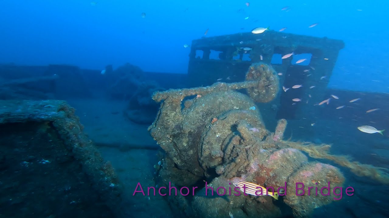 Apollo Barge wreck dive May 2020