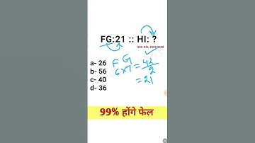 Reasoning Short tricks|Number Analogy Short tricks|#shorts #sscgd #maths #ssccgl