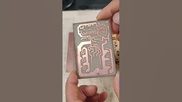 Engraving a PCB with the ComMarker B4 laser and testing its conductivity#pcb  #laserengraving #diy
