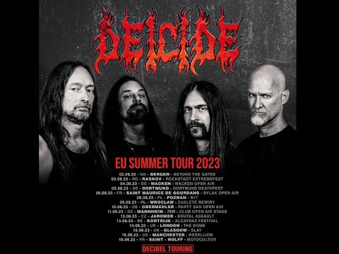 Deicide announced European summer tour - dates and venues unveiled!