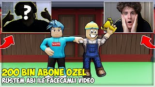  200.000 ABONE ÖZEL RÜSTEM ABİ FACECAM AÇTI *YÜZÜNÜ GÖSTERDİ* | Pet Simulator X | Roblox Türkçe