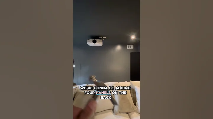 Home Theter  Install Progress with 16 of our 4” & Triangle Standard Black Bass Traps!