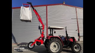 Traktör Arkası Big Bag Kaldırma Vinci Tractor Rear Lifting For Big Sack Loading 05456750782
