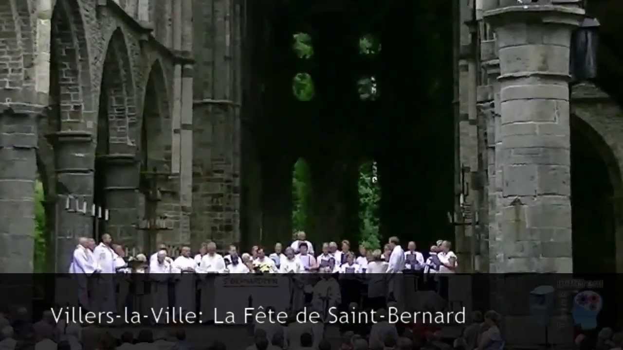 Fête de la Saint Bernard dans les ruines de l'Abbaye de Villersla