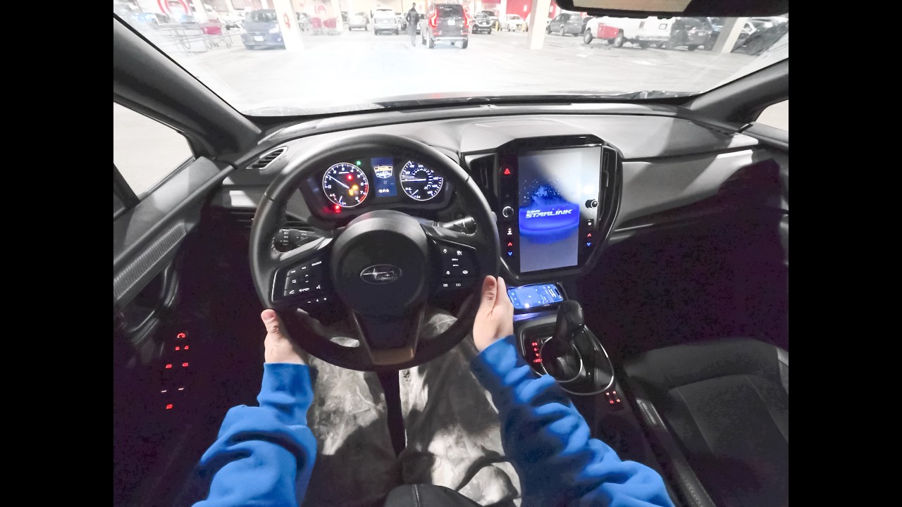 2024 Subaru Crosstrek Wilderness - Night driving in the city