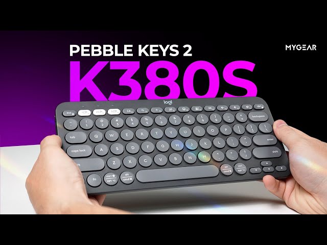 LOGITECH Pebble Keys 2 K380S | Bàn phím làm việc phải thế !!! | MYGEAR