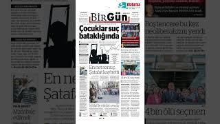 8 Nisan 2024 - Birgün Gazetesi 1. Sayfa