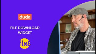 How to use the File Download widget in the Duda Editor