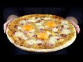 ВКУСНЕЙ ЧЕМ ПИЦЦА МАРГАРИТА ПИЦЦА КАРБОНАРА РЕЦЕПТ КАК В ПИЦЦЕРИИ  How to Make Carbonara Pizza