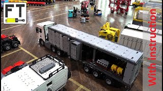 LEGO Technic Semi Trailer with Sliding Curtains by functional Technic 15,013 views 1 year ago 4 minutes, 32 seconds