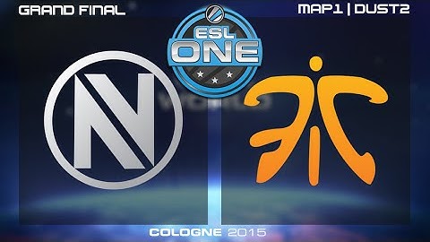 ESL One Cologne 2015 Grand Final EnVyUs vs. fnatic Map1 Dust2