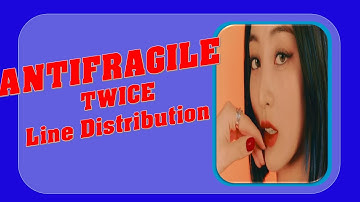 How would TWICE sing ANTIFRAGILE by LE SSERAFIM Line Distribution
