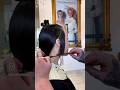 How do I cut a bob over the ear? This short gives you some insight into using tension. #bob #hair