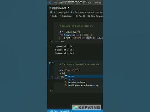 Dictionary is Mutable or Immutable? Learn Python in Hindi. - YouTube