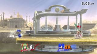 Smash Bros Wii U: Palutaina First Win @stevenoshea10000