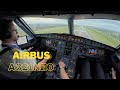 First Officer Lands Airbus A321NEO at Amsterdam Airport EHAM with Full ATC Communications