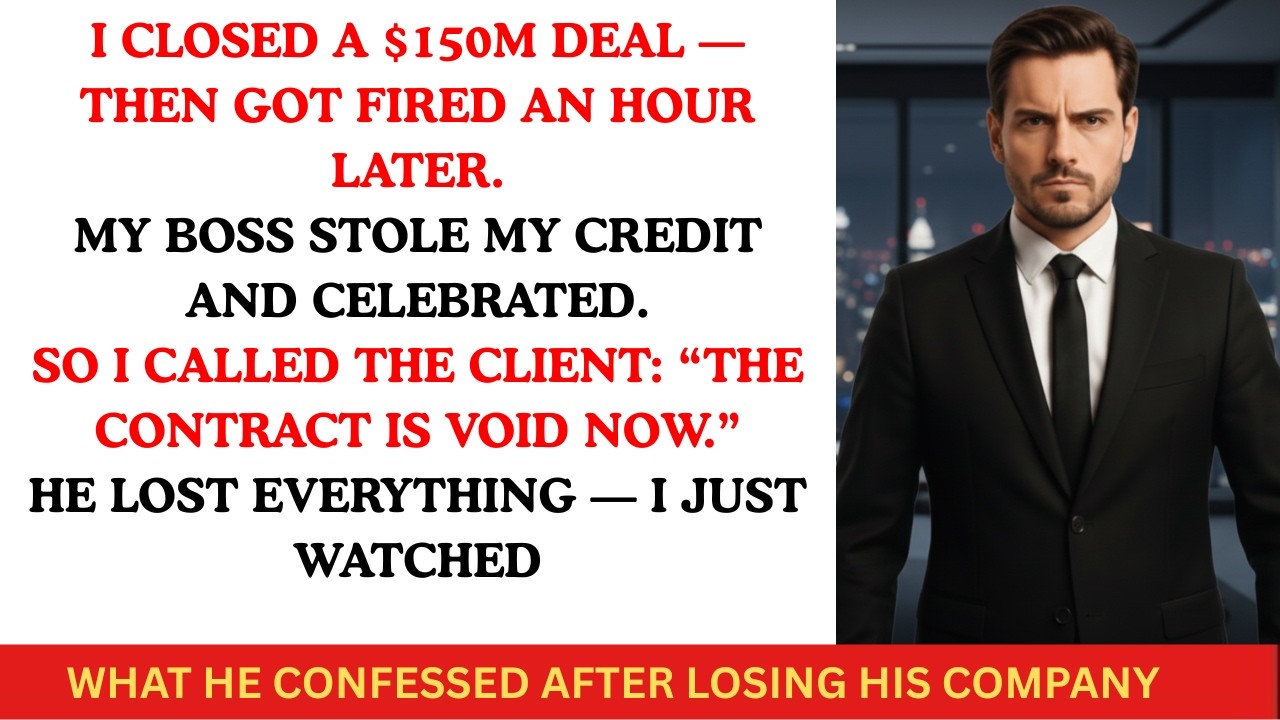 Fired After Securing The Deal I Informed The Client That The $150M Contract Was Now Void | revenge