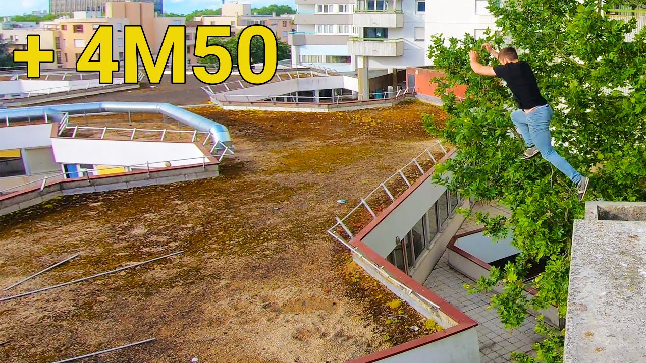 JE FAIS LE SAUT DU FILM BANLIEUE 13 ( + World first pied nu )