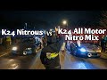 K24 Nitrous Civic Vs K24 All Motor Nitro Civic