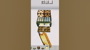 Minecraft: Working Clock⏳⌛ | #shorts #minecraft #buildhacks