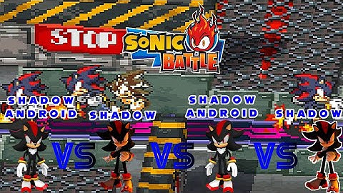 Sonic Battle Extended Shadow Mod v1 - Shadow Android VS Shadow VS Shadow Android VS Shadow