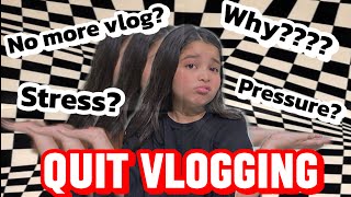 Aayat Arif || QUIT VLOGGING || VLOG