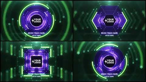 Audio React Tunnel Music Visualizer | After Effects Templates Download