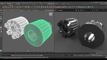 Autodesk Maya 2023 Tutorial high poly Mesh Model
