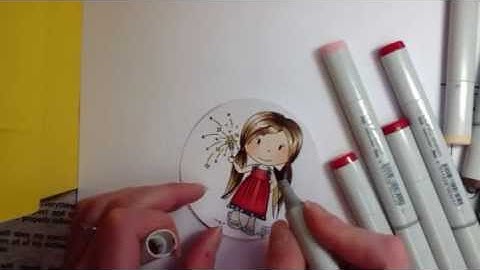 Copic coloring tutorial - real time (Part 3)