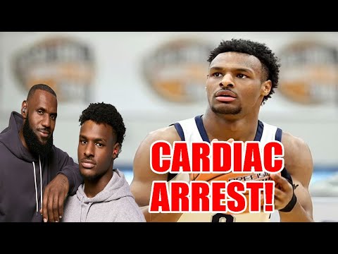 LeBron James' son, Bronny James, COLLAPSES from CARDIAC ARREST at USC practice and was UNCONSCIOUS!