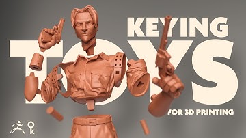 Keying for 3d printing