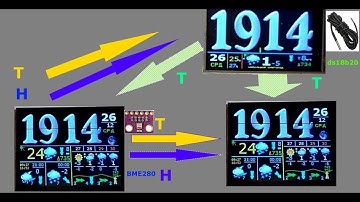 esp8266 несколько метеостанций, обмен данными по WIFI ч.7